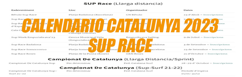 Calendario Circuito Catalán 2023