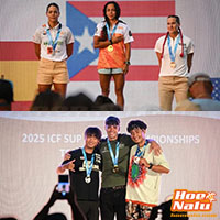 Podiums en el ICF SUP 2025