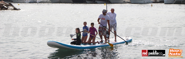 Ideal para remar con niños la Ride XL de RedPaddleCo