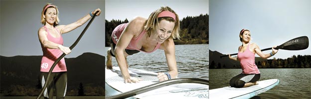 SUP Fitness, ejercicios sobre la tabla de SUP