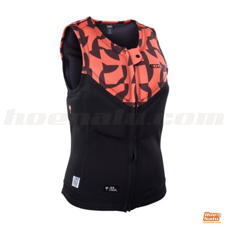 ION Ivy Vest Front Zip Black/Orange