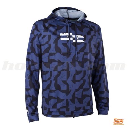 ION Wetshirt Hood Longsleeve Men Blue/Black