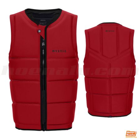 Mystic Brand Impact Vest Front Zip Red