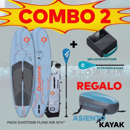 COMBO 2: Pack Duotone Flow Air 10'4"