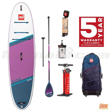 Pack Red Paddle Co Ride 10'6''x32" Purple HT 2022