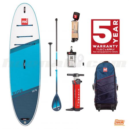 Pack Red Paddle Co Ride 10'8"x34" HT 2022