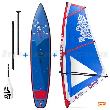 Pack Starboard SUP Windsurfing Touring Deluxe SC 2022 12'6"x30" + vela Compact 5,5m