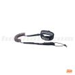 ION Wing Board Leash Core Coiled Knee Black