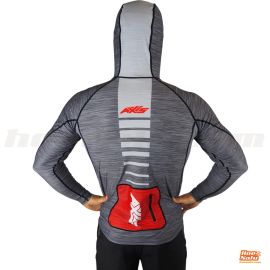 Axis Hooded UV Rashie Gris