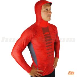 Axis Hooded UV Rashie Rojo