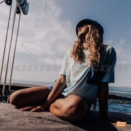 Duotone T-Shirt True women Blue Sky