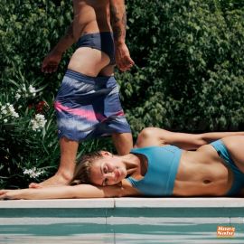 Duotone Bikini Top Active women Blue