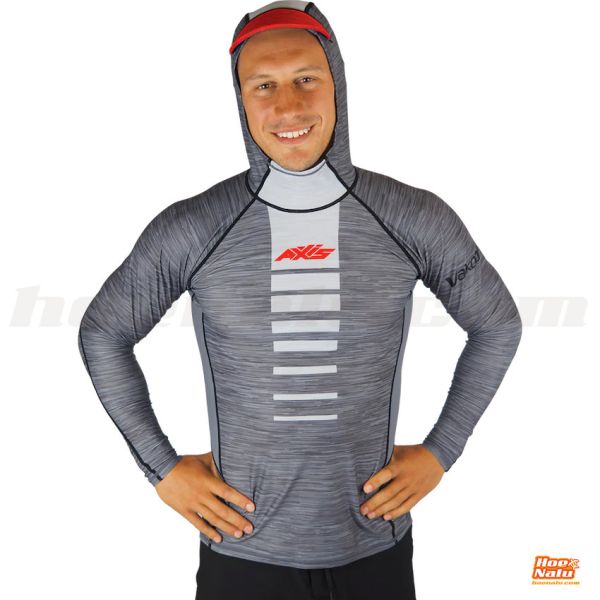 Axis Hooded UV Rashie Gris