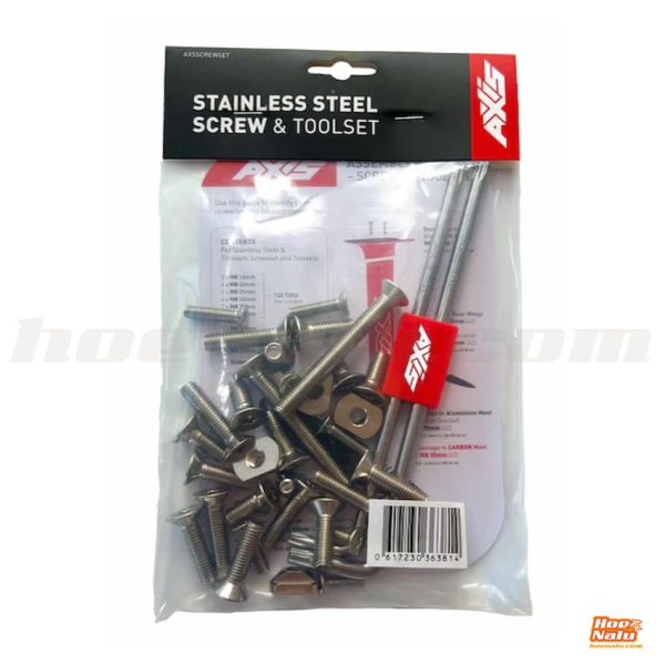 Axis Set de tornillos en acero inoxidable para foil