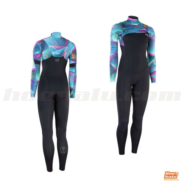 ION Amaze Core 5/4 Front Zip Black/Blue