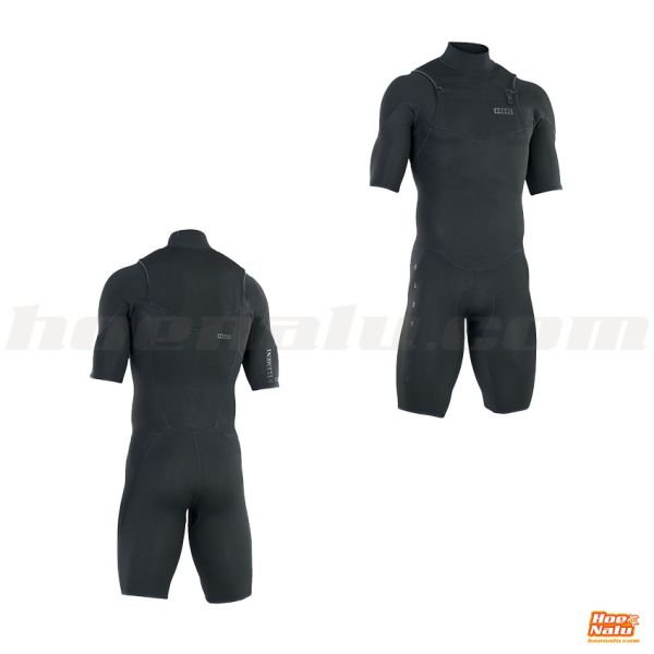 ION Wetsuit Element 2/2 Shorty SS Front Zip men Black