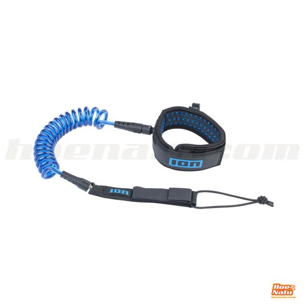 ION Wing Leash Core Coiled Knee Blue
