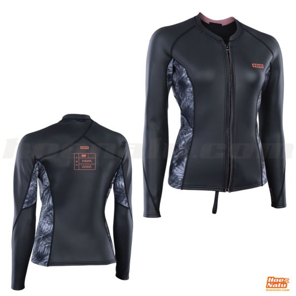 ION Neo Zip Top 2/1 LS Skin women Black/Grey