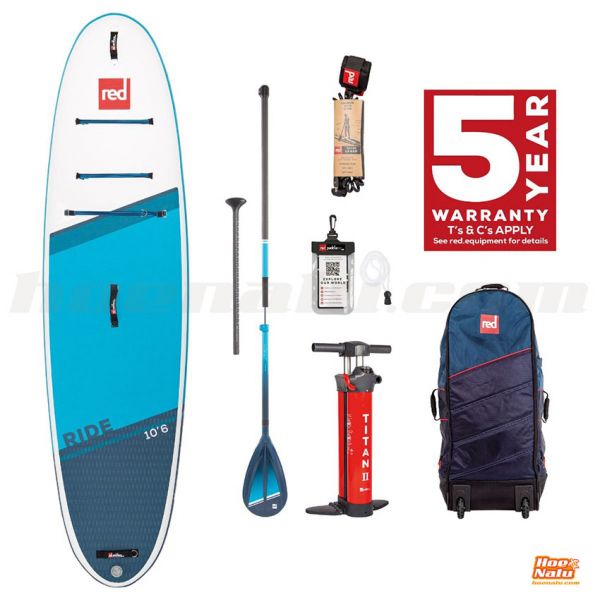 Pack Red Paddle Co Ride 10'6"x32" HT 2022