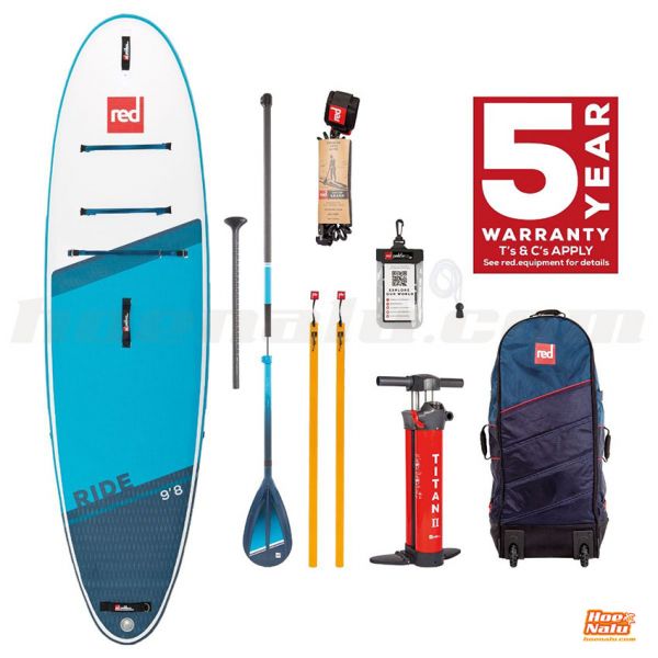 Pack Red Paddle Co Ride 9'8"x31" 2022