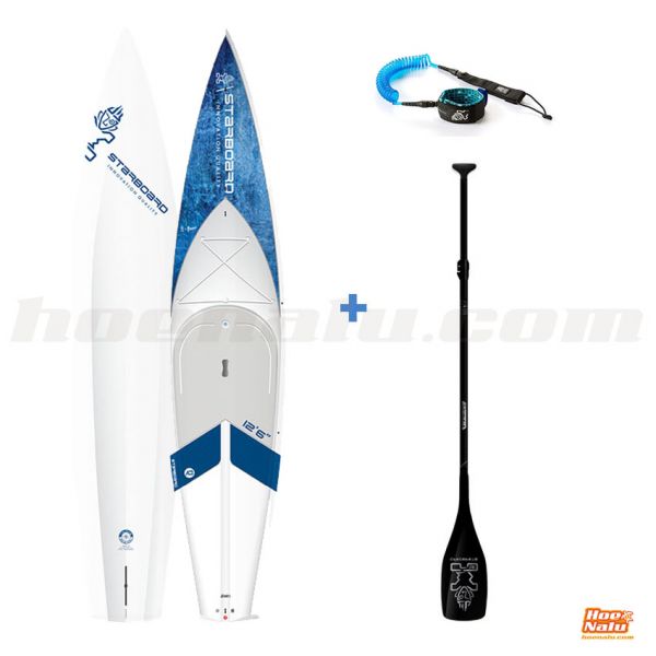 Pack Starboard SUP Touring Lite Tech 12'6"x31" 2022 + Lima Carbon Ajustable + leash