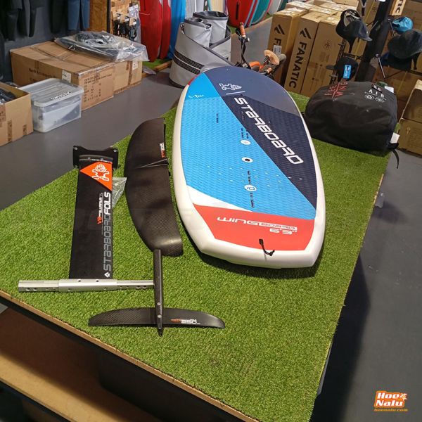 Pack Starboard Wingfoil usado: Wingboard LT 2023 6’3”x28.5” + Freewing 5.5m + Foil 2000/250 72
