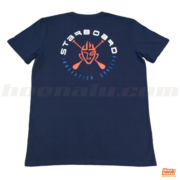 Starboard Men Shield Tiki Tee Team trasera